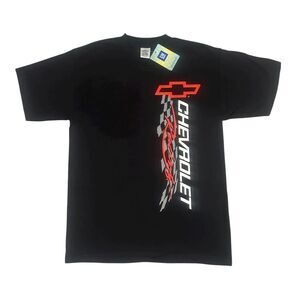Vintage Chevrolet Racing Shirt Mens L Black NASCAR Monte Carlo Graphic Tee USA